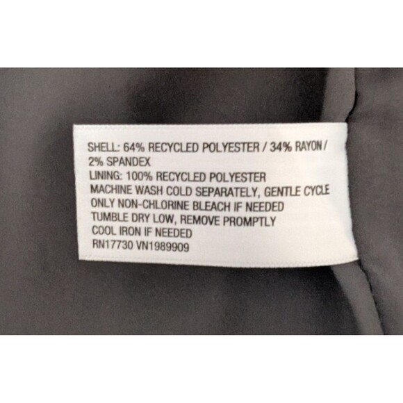 A New Day Women's Gray Blazer Jacket With White Striped Size XXL - Picture 6 of 8